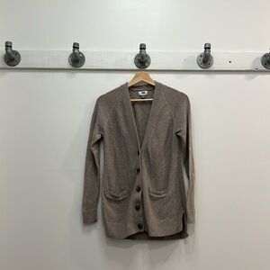 Women’s small oatmeal colored cardigan